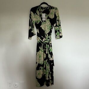 NWT Zara Satin Dress Size S